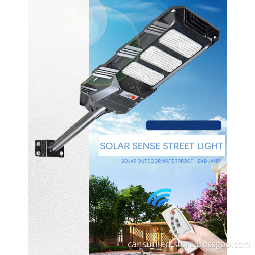 60W-150W LED Solar Flood Light with Motion Sensor for Outdoor Security